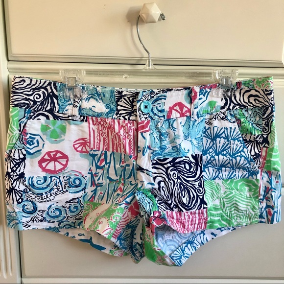 Lilly Pulitzer women’s Patchwork shorts - Picture 1 of 3